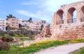 Gateway to the Roman ruins Royalty Free Stock Photo