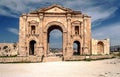 Gateway to the Roman ruins Royalty Free Stock Photo