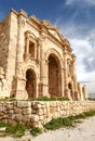 Gateway to the Roman ruins Royalty Free Stock Photo