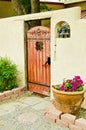 Gateway to Spanish courtyard Royalty Free Stock Photo