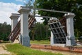 Gateways sluice locks Royalty Free Stock Photo