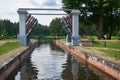 Gateways sluice locks Royalty Free Stock Photo