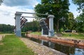 Gateways sluice locks Royalty Free Stock Photo