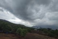 Gathering clouds clouds coming before monsoon