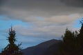 Gathering Mountain Storm above Mt Sopris Royalty Free Stock Photo