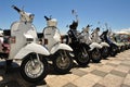 Gathering vespa piaggio Royalty Free Stock Photo