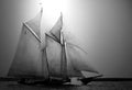 Vintage picture of the Bluenose boat