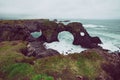 Gatklettur Arch, Iceland Royalty Free Stock Photo