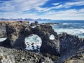 Gatklettur Arch Rock, Iceland