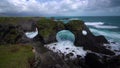 Gatklettur basalt rock in Arnarstapi in Iceland.