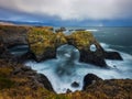 Gatklettur sea arch, Arnarstapi, Iceland