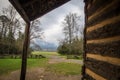 Gatlinburg Tennessee Smoky Mountain Cabin With A View Royalty Free Stock Photo