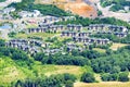 Vacation Condos in Gatlinburg Tennessee From the Air Royalty Free Stock Photo