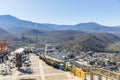 The Sky Bridge in Gatlinburg, TN. Royalty Free Stock Photo