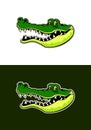 Gator head sticker