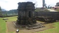 Artistic the Gatotkaca temple in Dieng, Central Java, Indonesia