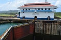 Gatun Locks Administation Buildng Royalty Free Stock Photo