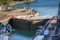 Gatun Locks in Panama Canal Royalty Free Stock Photo