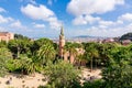 Gaudi House Museum in Guell park, Barcelona, Spain Royalty Free Stock Photo