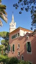 Gaudi house museum in Parc Guell, Spain Royalty Free Stock Photo