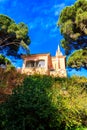 Gaudi House Museum in Park Guell, Barcelona, Spain Royalty Free Stock Photo