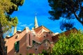 Gaudi House Museum in Park Guell, Barcelona, Spain Royalty Free Stock Photo