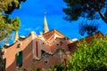 Gaudi House Museum in Park Guell, Barcelona, Spain Royalty Free Stock Photo