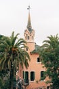 Gaudi House Museum in the Park Guell, Barcelona, Spain. Royalty Free Stock Photo