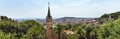 Gaudi house in Park Guell Royalty Free Stock Photo