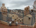 Gaudi house-top