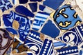 Gaudi mosaic wall Royalty Free Stock Photo
