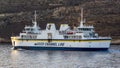 Gaudos Valletta, one of the boats ferrying between Malta and Gozo entering Mgarr Harbour Gozo