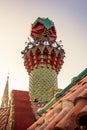 Gaudi's Capricho Tower in Comillas Cantabria, Spain