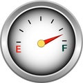 Gauge for measure of fuel or money Royalty Free Stock Photo