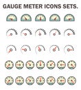 Gauge meter icon