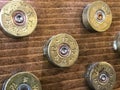 12 Gauge Shotgun Shells Used to Create Stars in an American Flag