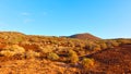 Gaunt landscape in the south of Tenerife Royalty Free Stock Photo