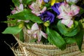 Gaussian blur is convenient for designers Beautiful bouquet of flowers ready for the big wedding