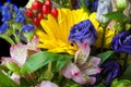 Gaussian blur is convenient for designers Beautiful bouquet of flowers ready for the big wedding