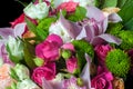 Gaussian blur is convenient for designers Beautiful bouquet of flowers ready for the big wedding