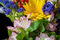Gaussian blur is convenient for designers Beautiful bouquet of flowers ready for the big wedding