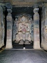 Gautam Buddha statue in Ajanta caves world famous Rockcut structure