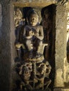 Gautam Buddha statue in Ajanta caves world famous Rockcut structure