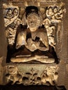 Gautam Buddha statue in Ajanta caves world famous Rockcut structure