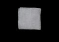 Gauze pads on the black background Royalty Free Stock Photo