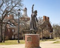 `She Gave Us Wings` by Rosanne Keller on the campus of the Texas Women`s University in Denton.