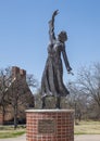 `She Gave Us Wings` by Rosanne Keller on the campus of the Texas Women`s University in Denton.