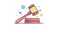 Gavel and Sounding Block for Legal Auction or Justice Decision Royalty Free Stock Photo