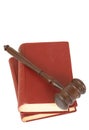 Gavel and book Royalty Free Stock Photo