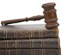 Gavel and book